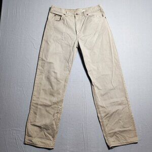 Vintage Levi's 634 white tab jeans men's size 33X32 cream colour, straight relax